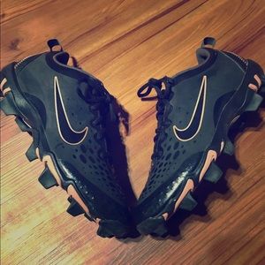 Nike Women’s cleats 8.5 rose gold black